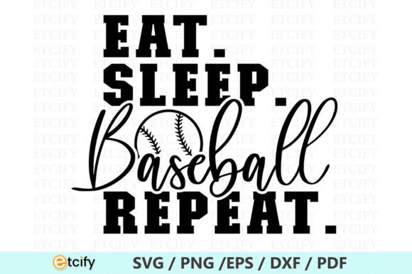 Evaluating Eat Sleep Bassball Repeat for Embroidery Projects