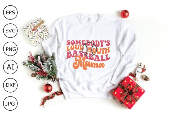 Evaluating Somebody s Loud Mouth Baseball Mama Retr for Real Embroidery