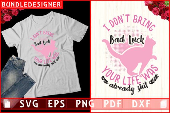 Evaluating the Cat Mom Design: A Designer's Eye on 'I Don't Bring Bad Luck'