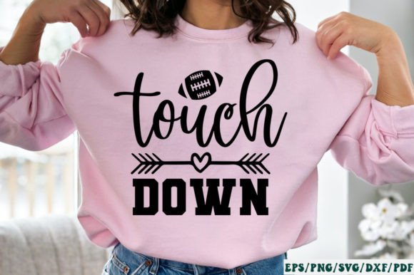 Touch Down SVG: A Designer's Take on Football-Themed Embroidery